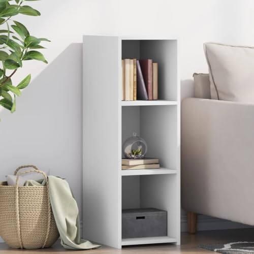 YUOTYRKTEJRSG Sideboard Weiß 30x41x93 cm Holzwerkstoff Schlafzimmer Schrank Badezimmerschrank Bathroom Cabinet Kitchen Cabinet für Wohnzimmer Badezimmer Flur Küche von YUOTYRKTEJRSG