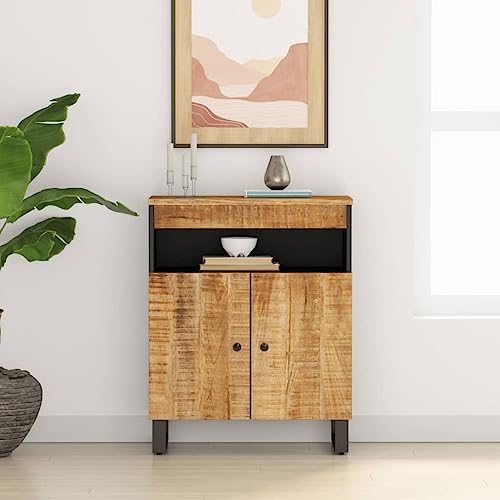 YUOTYRKTEJRSG Sideboard mit 2 Türen 60x33x75 cm Massivholz Mango Outdoor Küchenschrank Küchenschrank Wohnzimmerschrank Aufbewahrungsschrank für Wohnzimmer Flur Badezimmer Küche YUOTYRKTEJRSG Sideboard mit 2 Türen 60x33x75 cm Massivholz Mango Outdoor Küchenschrank Küchenschrank Wohnzimmerschrank Aufbewahrungsschrank für Wohnzimmer Flur Badezimmer Küche von YUOTYRKTEJRSG