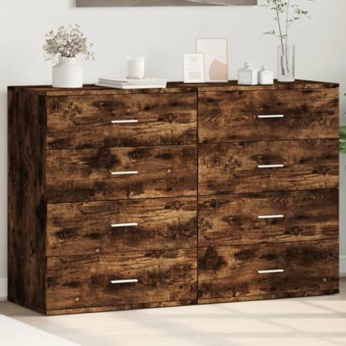 YUOTYRKTEJRSG Sideboards 2 STK. Räuchereiche 60x39x80 cm Holzwerkstoff Cupboard Sideboard Wohnzimmer Bathroom Cabinet Kitchen Cabinet für Küche Wohnzimmer Flur Schlafzimmer YUOTYRKTEJRSG Sideboards 2 STK. Räuchereiche 60x39x80 cm Holzwerkstoff Cupboard Sideboard Wohnzimmer Bathroom Cabinet Kitchen Cabinet für Küche Wohnzimmer Flur Schlafzimmer von YUOTYRKTEJRSG