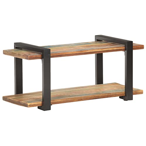 YUOTYRKTEJRSG TV-Schrank 90x40x40 cm Recyceltes Massivholz Fernsehertisch Lowboard Tisch Sideboard Tv für Schlafzimmer Jugendzimmer Büro Gästezimmer YUOTYRKTEJRSG TV-Schrank 90x40x40 cm Recyceltes Massivholz Fernsehertisch Lowboard Tisch Sideboard Tv für Schlafzimmer Jugendzimmer Büro Gästezimmer von YUOTYRKTEJRSG