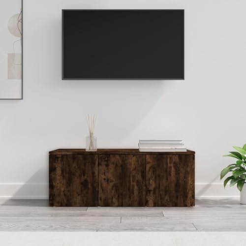 YUOTYRKTEJRSG TV-Schrank Räuchereiche 80x34x30 cm Holzwerkstoff Stand Cabinet Wohnwand Wohnzimmer Tv Lowboard Fernseher Schrank für Wohnzimmer Jugendzimmer Schlafzimmer Gästezimmer YUOTYRKTEJRSG TV-Schrank Räuchereiche 80x34x30 cm Holzwerkstoff Stand Cabinet Wohnwand Wohnzimmer Tv Lowboard Fernseher Schrank für Wohnzimmer Jugendzimmer Schlafzimmer Gästezimmer von YUOTYRKTEJRSG