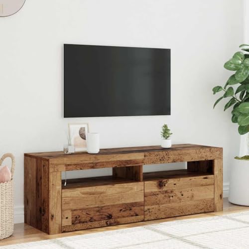 YUOTYRKTEJRSG TV-Schrank mit LED Altholz-Optik 120x35x40 cm Holzwerkstoff Fernsehertisch Wohnwand Wohnzimmer Tv Lowboard Sideboard Fernseher für Büro Schlafzimmer Gästezimmer Jugendzimmer YUOTYRKTEJRSG TV-Schrank mit LED Altholz-Optik 120x35x40 cm Holzwerkstoff Fernsehertisch Wohnwand Wohnzimmer Tv Lowboard Sideboard Fernseher für Büro Schlafzimmer Gästezimmer Jugendzimmer von YUOTYRKTEJRSG