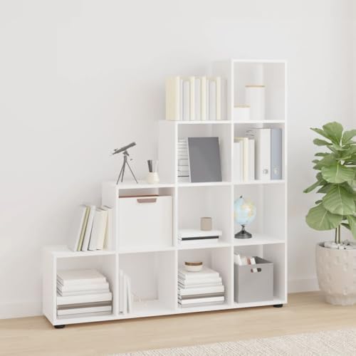 YUOTYRKTEJRSG Treppenregal Hochglanz-Weiß 142 cm Holzwerkstoff Storage Shelves Badregal Kleiner Schrank Regal Wohnzimmer für Balkon Wohnzimmer Arbeitszimmer Küche YUOTYRKTEJRSG Treppenregal Hochglanz-Weiß 142 cm Holzwerkstoff Storage Shelves Badregal Kleiner Schrank Regal Wohnzimmer für Balkon Wohnzimmer Arbeitszimmer Küche von YUOTYRKTEJRSG