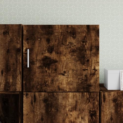 YUOTYRKTEJRSG Wandschrank Räuchereiche 45x42,5x40 cm Holzwerkstoff Wohnzimmer Schrank Sideboard Flurschrank Wohnzimmerschrank für Badezimmer Wohnzimmer Küche Flur von YUOTYRKTEJRSG