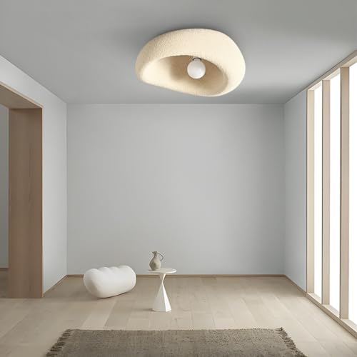 YUPIN Wabi-Sabi Beige/Neubraun Deckenleuchte Moderne Polystyren-Lampenschirm Deckenleuchte Mit E27 Elegante Deko Leuchten Deckenlampe Kreative Deckenlampe Für Wohnzimmer Schlafzimmer Flur Loft(Beige,4 YUPIN Wabi-Sabi Beige/Neubraun Deckenleuchte Moderne Polystyren-Lampenschirm Deckenleuchte Mit E27 Elegante Deko Leuchten Deckenlampe Kreative Deckenlampe Für Wohnzimmer Schlafzimmer Flur Loft(Beige,4 von YUPIN