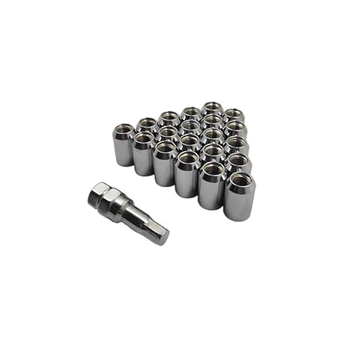 YUQIWANG() 21 Stück 45mm / 32mm Radmuttern M12x1,5 M12X1,25 Rennradmuttern Radmuttern Radmuttern Radmuttern Edelstahl(M12x1.5) von YUQIWANG(レインキのお店)