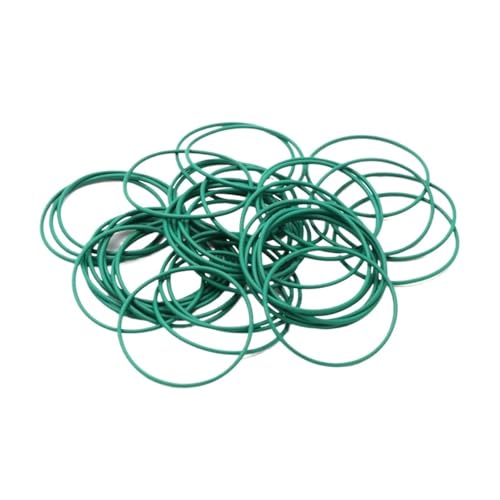 YUQIWANG(レインキのお店) 10/50 Stück grüner FKM-O-Ring CS 1,5 mm OD 5~50 mm Dichtung Isolieröl Hochtemperaturbeständiger Fluorkautschuk-O-Ring(50Pcs,OD 11MM ID 8MM_CS 1.5MM) von YUQIWANG(レインキのお店)