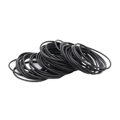 YUQIWANG(レインキのお店) 10/50pcs NBR O-Ring Dichtung Dichtung Dicke CS 2mm OD 8~80mm Nitril Butadien Gummi Abstandshalter ölbeständige Ring Runde Form(50pcs,OD 80MM ID 76MM_CS 2MM) von YUQIWANG(レインキのお店)