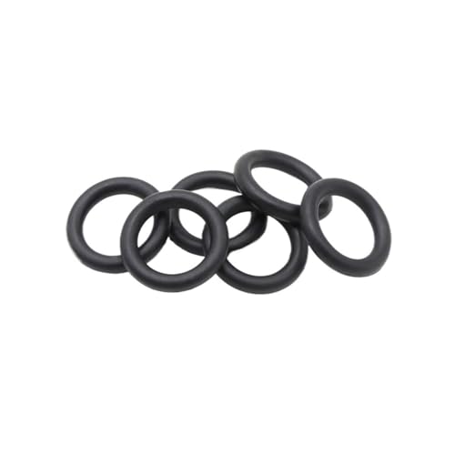 YUQIWANG(レインキのお店) 10 Stück NBR O-Ring Dichtung CS 5mm OD 15~170mm Nitril-Butadien-Kautschuk Abstandshalter Ölbeständigkeit Unterlegscheibe Runde Form Schwarz(OD 58MM ID 48MM_CS 5.0MM) von YUQIWANG(レインキのお店)
