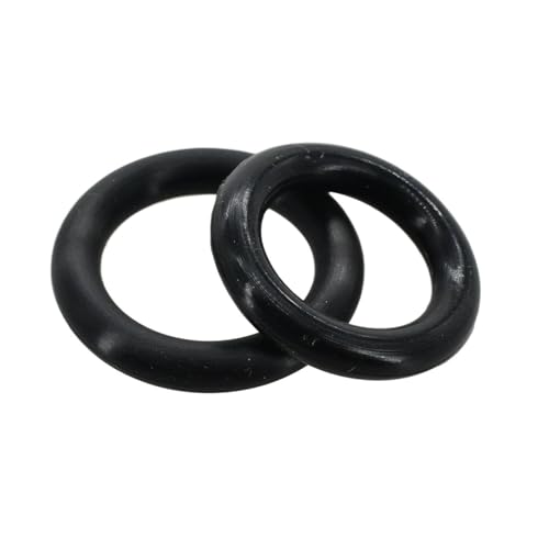 YUQIWANG(レインキのお店) Silikon-O-Ring Wasserdichte Ringe Gummi Reparatur NBR-Dichtung für Autoklimaanlage Dichtung Wasserdichter Ring Gummi O-Ring Dichtung(Black,CS 2MM OD 50MM_90 PCS.) von YUQIWANG(レインキのお店)