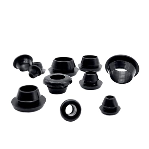 YUQIWANG(δÑ) 100 Stück einseitiger Gummidraht-Dichtung Dichtung 3 mm innere Dia elektrische Box Einlass Auslass Dichtung Ring Staubstecker Deckel Kabelschutz(K 12X14mm) von YUQIWANG(レインキのお店)