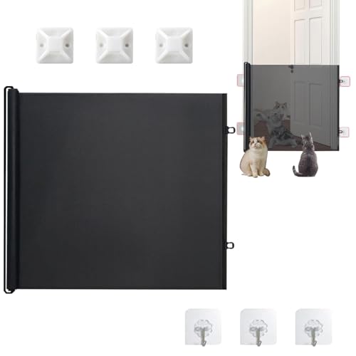 Treppenschutzrollo Türgitter Hund und Baby, No-Drill Stair Door Notennetz, Ausziehbare Kinder Schutzgitter, Einziehbares Ausziehbare Hundebarrieren für Treppen, Schlafzimmertüren und Korridore(Large) Treppenschutzrollo Türgitter Hund und Baby, No-Drill Stair Door Notennetz, Ausziehbare Kinder Schutzgitter, Einziehbares Ausziehbare Hundebarrieren für Treppen, Schlafzimmertüren und Korridore(Large) von YUQIWKK