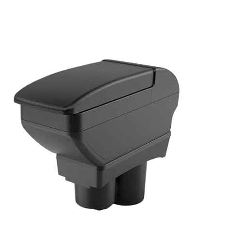 YUQUDGELKY Für Citroën Für C-Élysée 2014 2015 2016 Auto Armlehnenbox Nachrüstteile Innenraum Aufbewahrungsbox(A2 schwarze Linie Kein USB) von YUQUDGELKY