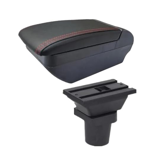 YUQUDGELKY Für Toyota Für Urban Cruiser Armlehnenbox Für Ist Armlehnenbox Center Storage Box(F rote Leitung Kein USB) von YUQUDGELKY