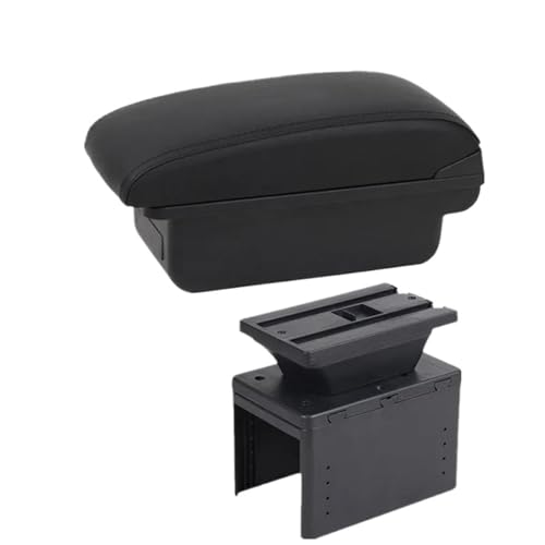 YUQUDGELKY Universelle Auto-Armaturenbrett-Box Universelles Modell Armstützen-Autoszubehör Aufbewahrungsbox Nachrüstteile Erhöhen Müdigkeit Lindern(A1 Schwarze Linie KEIN USB) von YUQUDGELKY