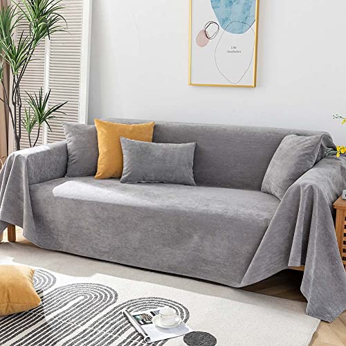 Wasserdichter Sofa-Schonbezug, vollständiger Bezug, Sofa-Überwurf, Handtuch mit rutschfester Unterseite, für Wohnzimmer, Sofa, Couch-Schutz vor Kratzen/Antifouling, 180 x 300 cm von YUR