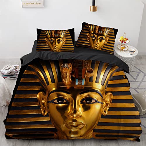 YURKO Bettwäsche Bügelfrei Ägypten Kein Bügeln Polyester Baumwolle Bettwäsche Jungen 135X200 135X200 cm Mit 2 Kissenbezügen 80X80Cm von YURKO