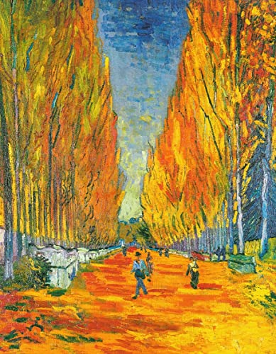 YURKO Leinwanddrucke Malerei Drucken Ölgemälde Bekannt Allee in Arles von Vincent Van Gogh für Wanddekoration 60x90cm von YURKO