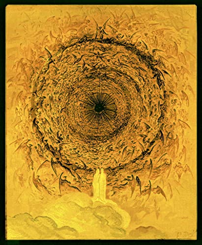 YURKO Ölgemälde auf Leinwand Retro Wandkunstdruck Berühmte Gemälde die Vision der Empyrean Illustration von Gustave Dore für Heimtextilien 60x90cm von YURKO