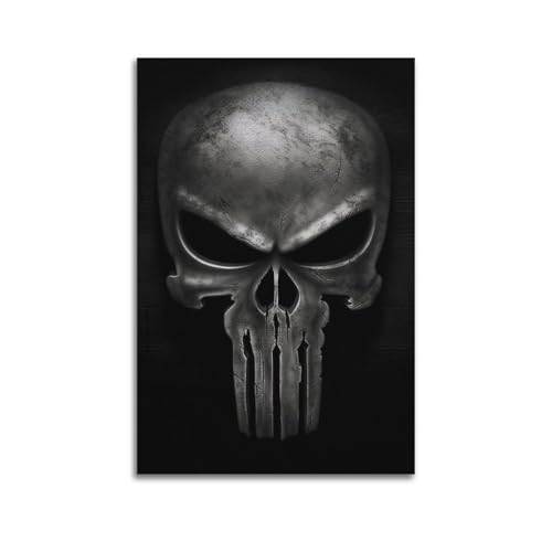 YURQWHRB The Punisher Poster, Wandkunst, Leinwand, ästhetischer Einband, Vintage-Poster, dekoratives Gemälde für Zimmer, 30 x 45 cm, ungerahmter Stil YURQWHRB The Punisher Poster, Wandkunst, Leinwand, ästhetischer Einband, Vintage-Poster, dekoratives Gemälde für Zimmer, 30 x 45 cm, ungerahmter Stil von YURQWHRB