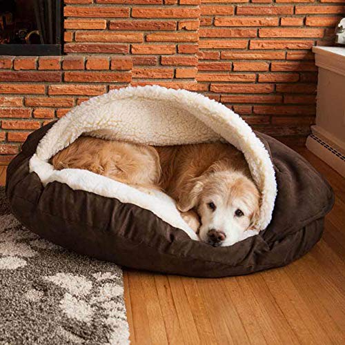 MANGGUO Deluxe Hundebett-Höhle, kuscheliges, warmes Haustiernest, großer/großer Hundeschlafsack, abnehmbare Hundehütte, Haus, Welpen/Kätzchen/Kaninchen/Katzen MANGGUO Deluxe Hundebett-Höhle, kuscheliges, warmes Haustiernest, großer/großer Hundeschlafsack, abnehmbare Hundehütte, Haus, Welpen/Kätzchen/Kaninchen/Katzen von MANGGUO