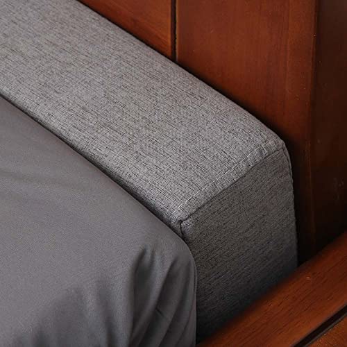 YURRO Dickes Bettspaltfüller, Memory-Foam-Kopfteil gepolstert, Matratzenverlängerung, Bettbrücke, Doppelbett zu King/Queen-Konverter-Set, Nackenrolle, langes Kissen von YURRO
