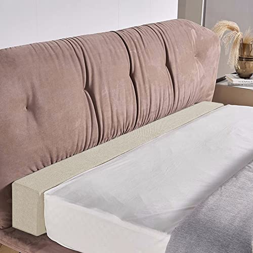 YURRO Memory-Schaumstoff-Keilkissen, Bett-Matratzen-Steg-Verlängerung, dickes Bett-Wand-Lückenfüller, Kopfteil, Armlehnen-Kissen für Einzelbett/Doppelbett/Queen/King-Size-Bett von YURRO