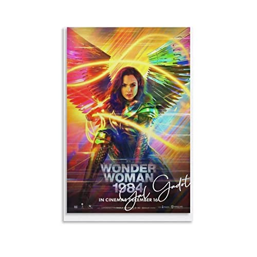 YURUOXIMAO Bild Auf Leinwand Senza Cornice Gal Gadot Canvas Wall Art Soggiorno Poster Camera da letto Decor Pittura 60 * 90cm von YURUOXIMAO