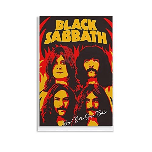 YURUOXIMAO Bild Auf Leinwand Senza Cornice Geezer Butler Poster Soggiorno Camera da letto Pittura Opera d'arte 30 * 50cm von YURUOXIMAO