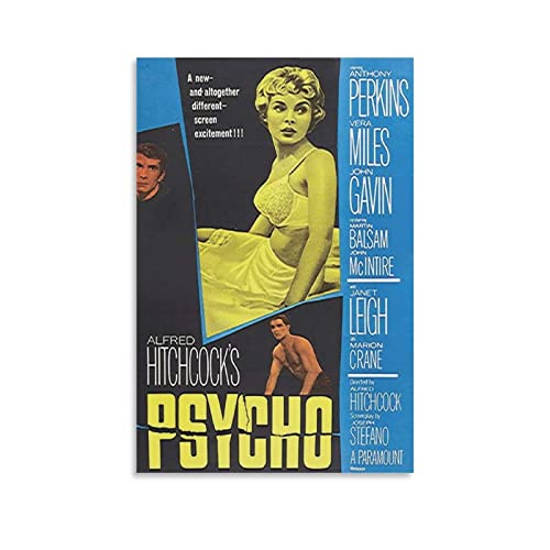 YURUOXIMAO Bild Auf Leinwand Senza Cornice Janet Leigh Anthony Perkins Tela Wall Art Soggiorno Poster Camera da letto Decor Pittura 30 * 50cm von YURUOXIMAO