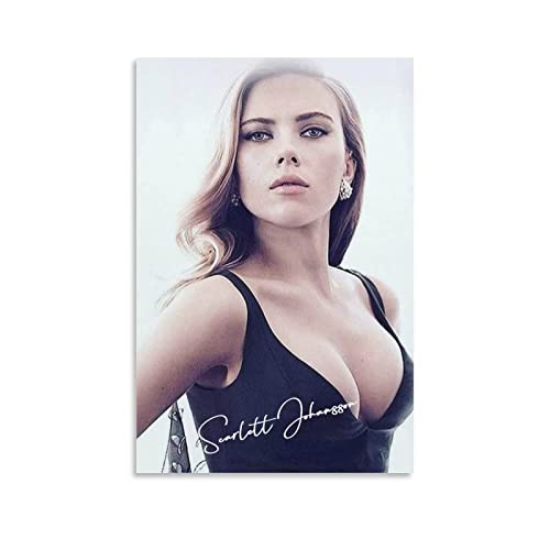 YURUOXIMAO Bild Auf Leinwand Senza Cornice Scarlett Johansson Poster Soggiorno Camera da letto Pittura Opera d'arte 60 * 90cm YURUOXIMAO Bild Auf Leinwand Senza Cornice Scarlett Johansson Poster Soggiorno Camera da letto Pittura Opera d'arte 60 * 90cm von YURUOXIMAO