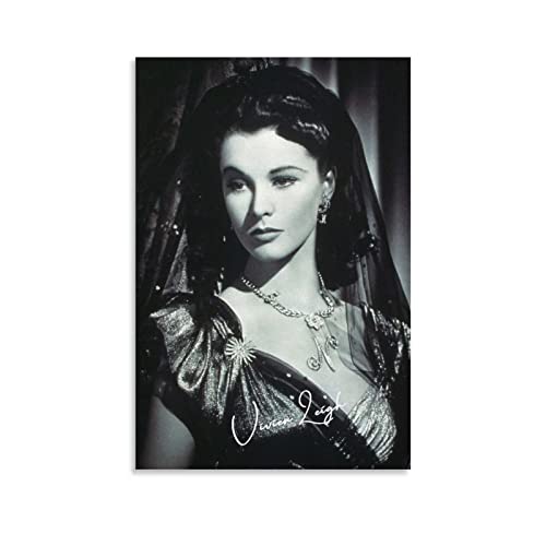 YURUOXIMAO Bild Auf Leinwand Senza Cornice Vivien Leigh Poster e Wall Art Modern Family camera da letto Decor 30 * 50cm von YURUOXIMAO