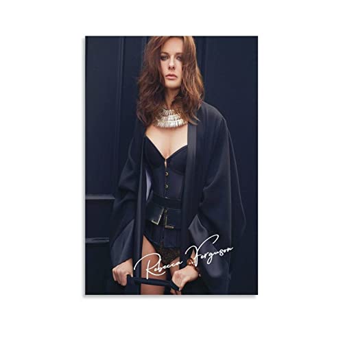 YURUOXIMAO Foto Auf Leinwand Senza Cornice Rebecca Ferguson Picture Print Modern Family Bedroom Decor Posters 60 * 90cm von YURUOXIMAO