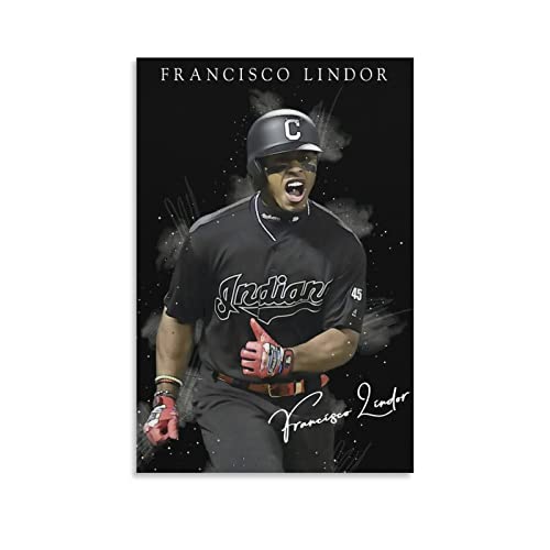 YURUOXIMAO Kunstwerk Malerei Leinwanddrucke Senza Cornice Francisco Lindor Picture Print Modern Family Bedroom Decor Posters 30 * 50cm YURUOXIMAO Kunstwerk Malerei Leinwanddrucke Senza Cornice Francisco Lindor Picture Print Modern Family Bedroom Decor Posters 30 * 50cm von YURUOXIMAO