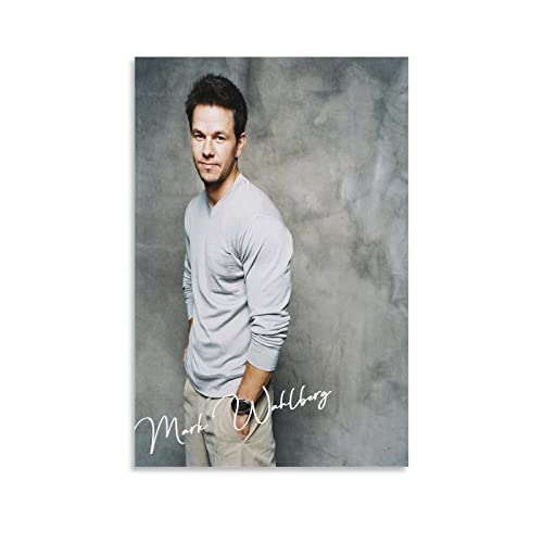 YURUOXIMAO Kunstwerk Malerei Leinwanddrucke Senza Cornice Mark Wahlberg Canvas Wall Art Soggiorno Poster Camera da letto Decor Pittura 30 * 50cm von YURUOXIMAO
