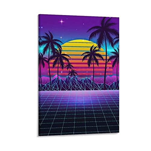 YURUOXIMAO Leinwand Bedrucken Senza Cornice Paesaggi Tramonto Synthwave Retrowave Radiante Tramonto Synthwave Tela Wall Art Soggiorno Poster Camera da letto Decor Pittura 60 * 80cm YURUOXIMAO Leinwand Bedrucken Senza Cornice Paesaggi Tramonto Synthwave Retrowave Radiante Tramonto Synthwave Tela Wall Art Soggiorno Poster Camera da letto Decor Pittura 60 * 80cm von YURUOXIMAO