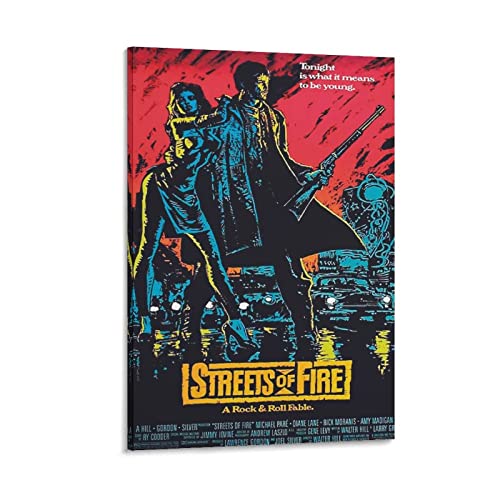 YURUOXIMAO Leinwandplakat Senza Cornice Street of Fire Movie Poster Room Decor for Teens Girls Wall Paintings Home Decor Kitchen 60 * 90cm YURUOXIMAO Leinwandplakat Senza Cornice Street of Fire Movie Poster Room Decor for Teens Girls Wall Paintings Home Decor Kitchen 60 * 90cm von YURUOXIMAO