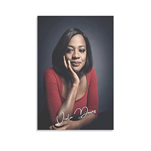 YURUOXIMAO Poster auf Leinwand drucken Senza Cornice Viola Davis Canvas Wall Art Soggiorno Poster Camera da letto Decor Pittura 60 * 80cm von YURUOXIMAO