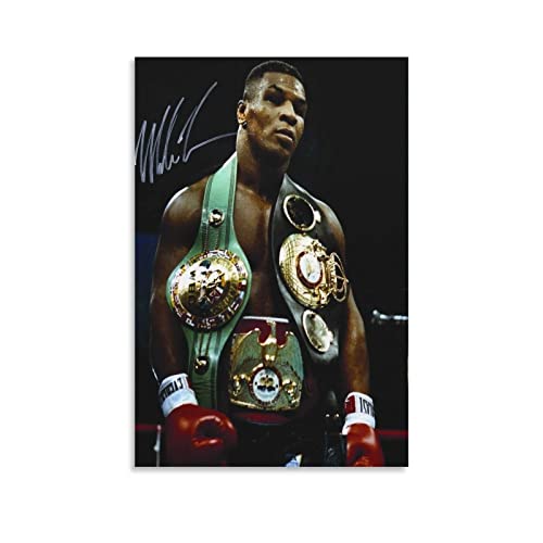 YURUOXIMAO Poster und Drucke Senza Cornice Mike Tyson Tela decorativa Wall Art Soggiorno Poster Camera da letto 60 * 90cm von YURUOXIMAO