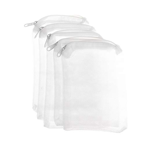 Yushu - 5 Stück/Set Aquarium Filterbeutel - Aquarium Reißverschluss Filter Netzbeutel - Aquarium Netzbeutel - Reißverschluss Netz Teich für Bio Ball - Aktivkohle Isolierung Aufbewahrung Yushu - 5 Stück/Set Aquarium Filterbeutel - Aquarium Reißverschluss Filter Netzbeutel - Aquarium Netzbeutel - Reißverschluss Netz Teich für Bio Ball - Aktivkohle Isolierung Aufbewahrung von Yushu