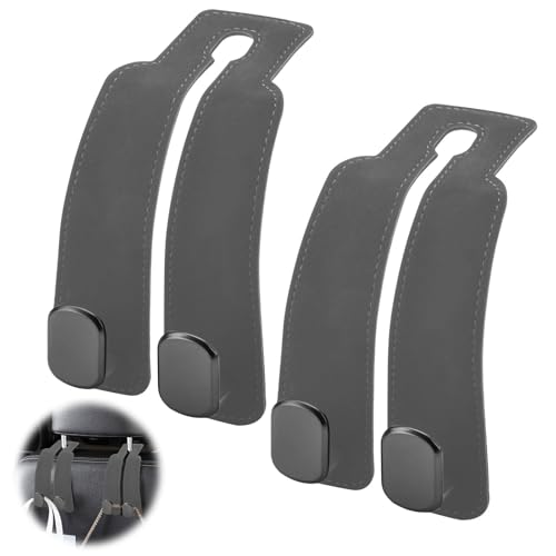 YUSOPOADS 2 Stück Autositz Rücksitz Kopfstütze Haken für KIA K2 K3 K4 K5 KX Cross KX3 KX5 KX7 Rio Sportage Forte,Rückenhaken Kopfstützen Haken,Rücksitz Kopfstütze Haken,Black von YUSOPOADS