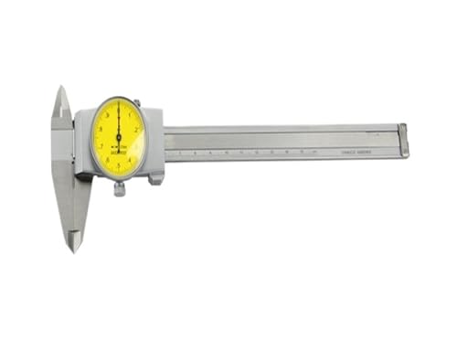 Edelstahl-Messschieber mit Manometer 0-150-200-300 mm Zeiger-Zifferblatt Typ Nonius(0-150mm 0.02) von YUSWEET