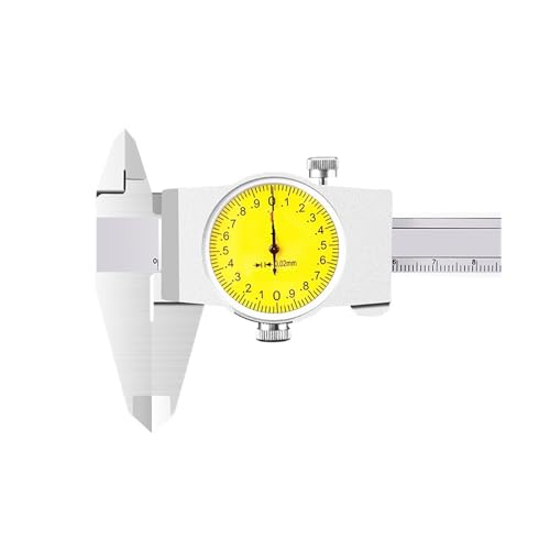 Edelstahl-Messschieber mit Zifferblatt 150/200/300mm(0-200mm/0.02) von YUSWEET