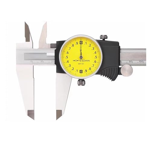 Messschieber mit Uhr 505-730 505-731 505-732 505-733(505-731 0-200 0.02) von YUSWEET
