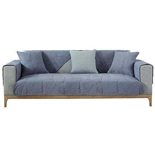 YUTJK Sofabezug Sofaüberwürfe Polyester in kleinen Stücken,Zusammensetzbar für die unterschiedliche Sofas,Cotton Autositz Sofakissen.für Wohnzimmer,Blau von YUTJK