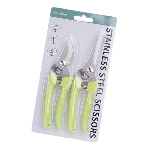 2pcs Gartenschere Pflanze Schere Garten Trimmer Handwerkzeug Zum Schneiden Von Blumen Trimmpflanze Pflücken Obst Werkzeug Edelstahl Pflaumen von YUTNGYNG