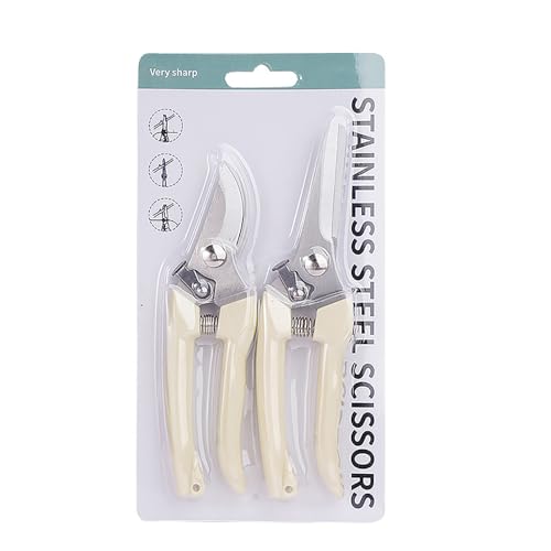 2pcs Gartenschere Pflanze Schere Garten Trimmer Handwerkzeug Zum Schneiden Von Blumen Trimmpflanze Pflücken Obst Werkzeug Edelstahl Pflaumen von YUTNGYNG