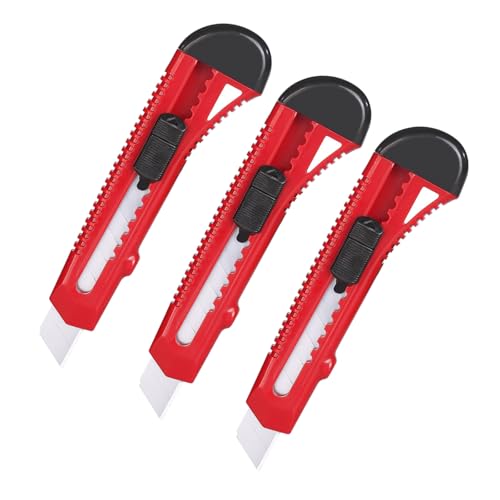 3pcs Utility Cutter Boxes Cutter Retractable Letter Opener Cardboards Teppich Für Mechanismus Büro Hausgebrauch Utility 3pcs Utility Cutter Boxes Cutter Retractable Letter Opener Cardboards Teppich Für Mechanismus Büro Hausgebrauch Utility von YUTNGYNG