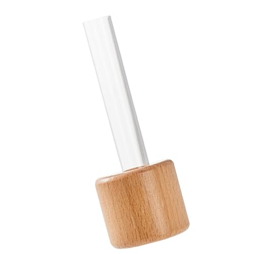 Magnetischer Kühlschrankvase Holz Testrohrblütenhalter Wandplanter Kühlschrank Magnet Hydroponische Pflanzenrohr Dekore Dekorehöher Blütenhalter von YUTNGYNG
