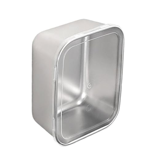 YUTNGYNG Edelstahl Tiramisu Tablett Schimmelpilzbox Nicht Schicht Kuchenpfannen Mit Deckel Für Backbegeisterte Küche Dessert Backwares Kuchenform von YUTNGYNG